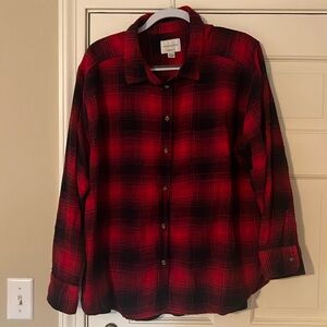 American eagle boyfriend fit flannel.